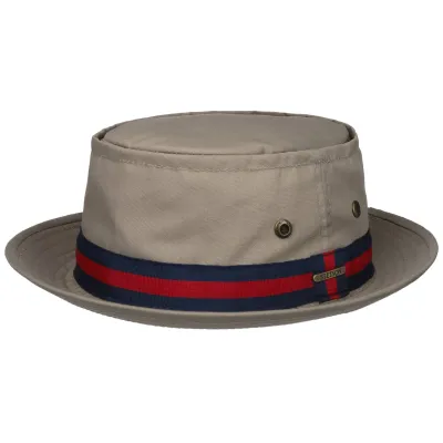 Chapeau Porkpie Coton Taupe - Stetson