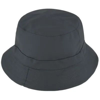 Black Boby Reversible Rain Bucket Hat - Traclet