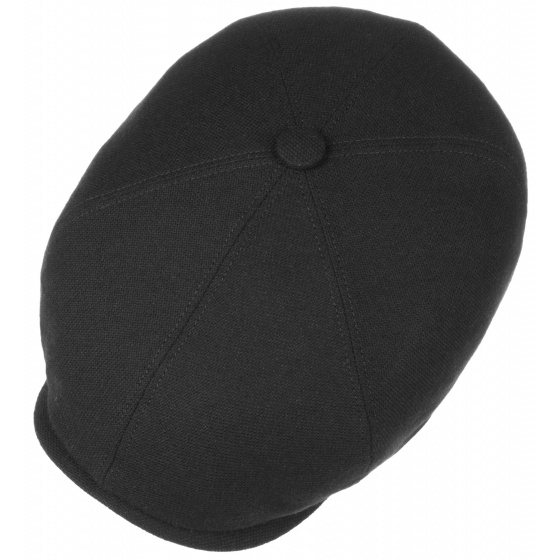 Stetson Brooklin Casper Wool, Cotton & Cashmere Cap in Black Stetson Brooklin Casper Wool, Cotton & Cashmere Cap in Black