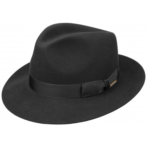 Bogart Penn Black Wool Felt Hat - Stetson