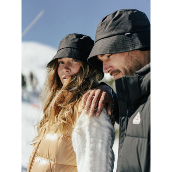 Gore-Tex Leader Bucket Hat with Ear Flaps Black - Pipolaki