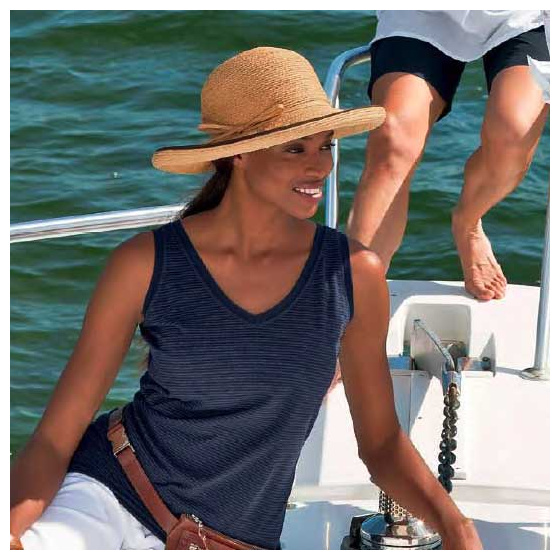 R8 raffia hat with wide brim