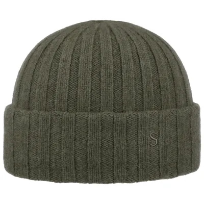 Surth Olive Cashmere Beanie - Stetson  Reference: 19404| Traclet Hat Shop