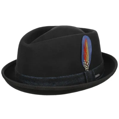 Chapeau Diamond Porkpie Noir - Stetson