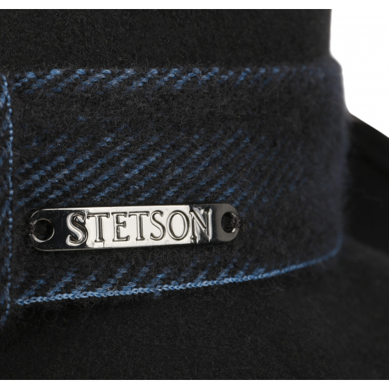 Chapeau Diamond Porkpie Noir - Stetson