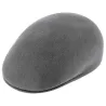 Grey Domed Ascot Cap in Traclet wool Reference: 19409 | Traclet Hat Shop