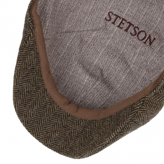 Casquette Bec de Canard Palmerston Laine Marron - Stetson Casquette Bec de Canard Palmerston Laine Marron - Stetson