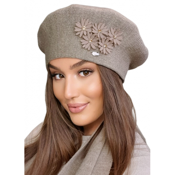 Women's Afrah Navy Beret - Traclet