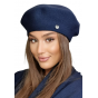 Women's Afrah Navy Beret - Traclet