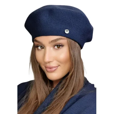 Women's Afrah Navy Beret - Traclet Reference: 19417| Traclet Hat Shop