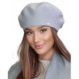 Women's Afrah Gray Beret - Traclet