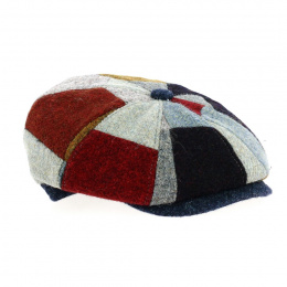 Casquette Irlandaise Patchwork Faustin Laine - Fléchet