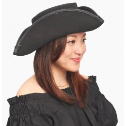 Leather Tricorn Hat - Captain Morgan