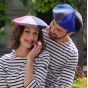 Blue Gray & Black Trio Beret - Le Béret Français