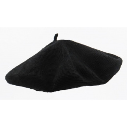 Classic Organic Cotton Beret Black - Le Béret Français
