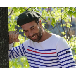 Classic Organic Cotton Beret in Khaki - Le Béret Français