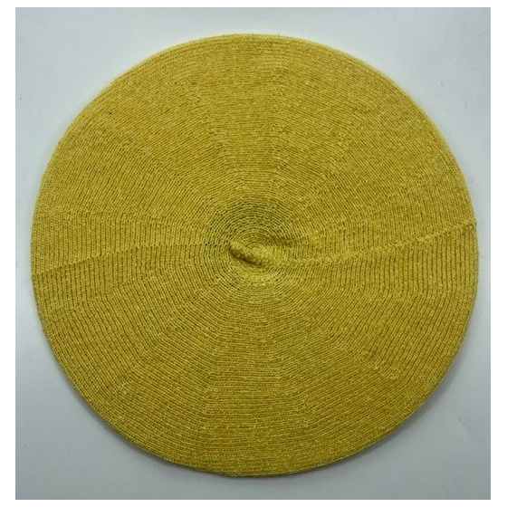 Classic Organic Cotton Yellow Beret - Le Béret Français