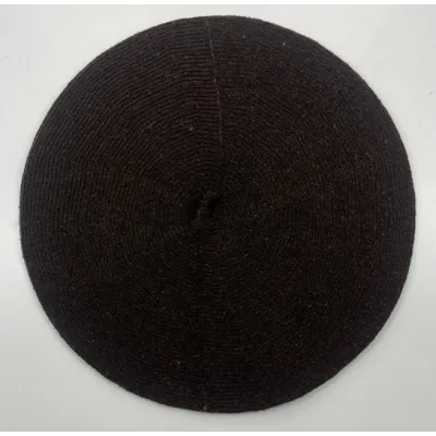 Béret Classique Coton Bio Marron - Le Béret Français
