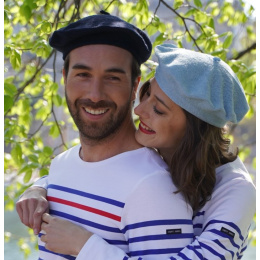 Classic Organic Cotton Beret in Navy - Le Béret Français