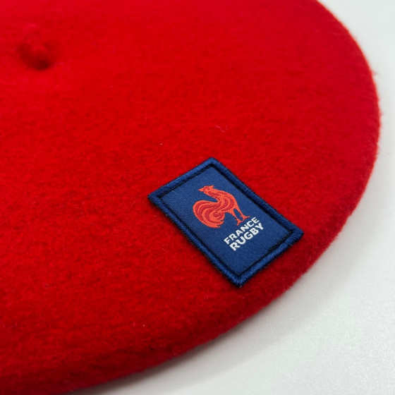 Béret Officiel De Rugby Rouge - Le Béret Français Béret Officiel De Rugby Rouge - Le Béret Français