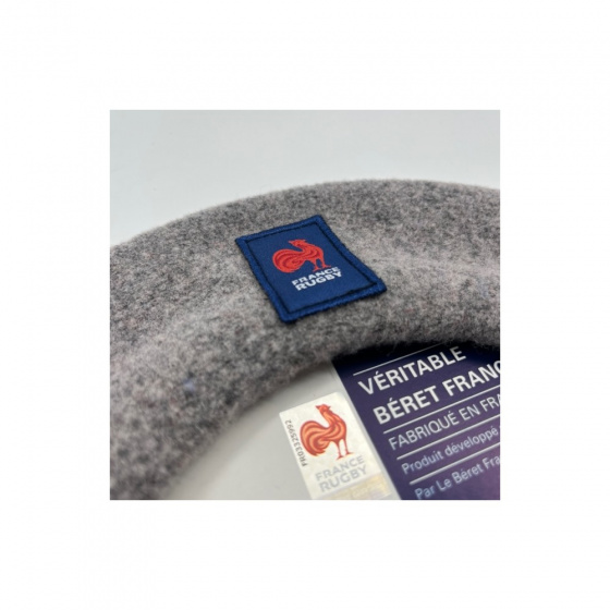 Official Rugby Patriot Grey Beret - Le Béret Français
