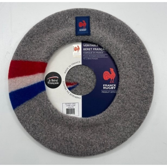 Official Rugby Patriot Grey Beret - Le Béret Français