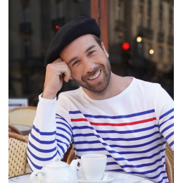 Black Staria Vintage Beret - Le Béret Français