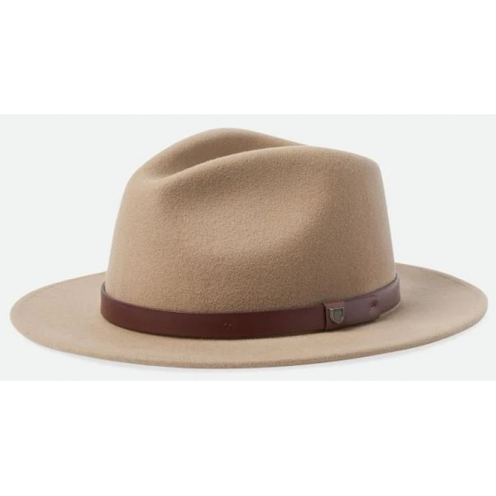Chapeau Messer Feutre Laine Sand - Brixton