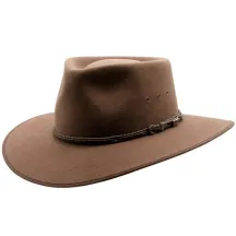 Chapeau Cattleman Feutre Poil Marron - Akubra