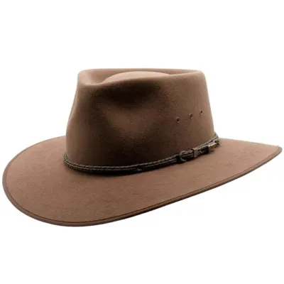 Chapeau Cattleman Feutre Poil Marron - Akubra