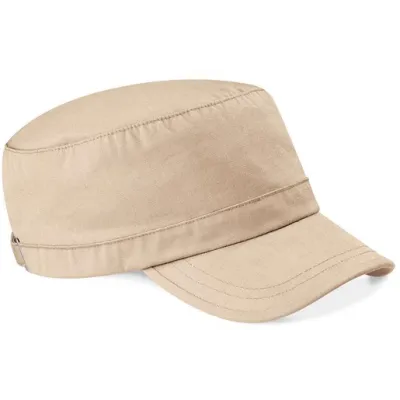 Beige Cotton Army Cap - Beechfield Reference: 6992 | Chapellerie Traclet