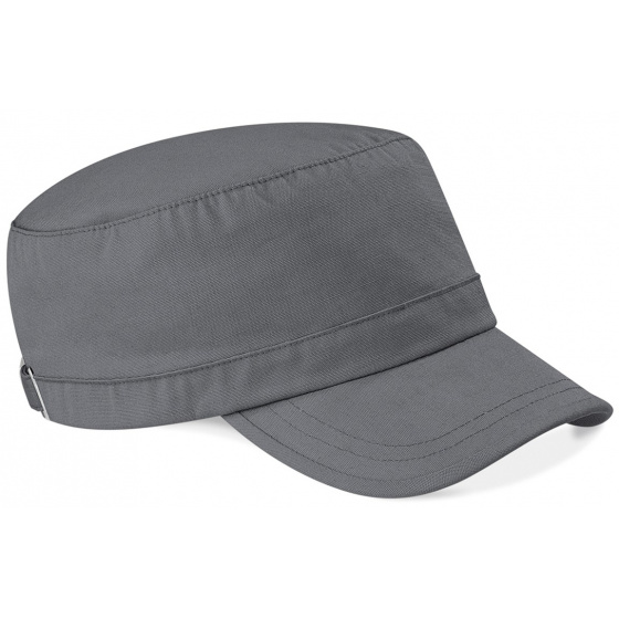 Grey Cotton Army Cap - Beechfield