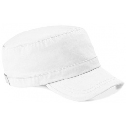 White Army Cotton Cap - Beechfield