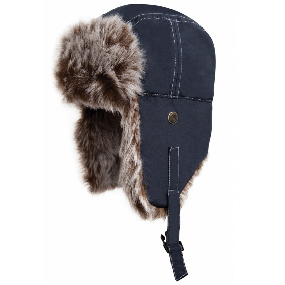 Black Faux Fur Sherpa Ushanka - Traclet