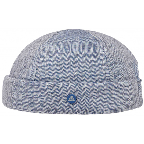 Docker Cap Herringbone Linen - Hammaburg
