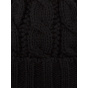 Black Calgary Fur Pompom Beanie - Pipolaki