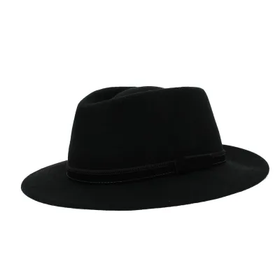 Chapeau Traveller Paris Cache-Oreilles Feutre Laine Noir - Fléchet