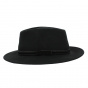 Traveller Hat Paris Black Wool Felt Earmuff - Fléchet