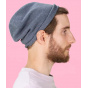 Grey Cotton Beanie - Kopka