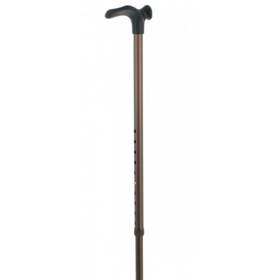 Adjustable Aluminum Brown Cane - Fayet