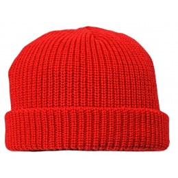 Jules Red Wool Sailor Hat - Traclet