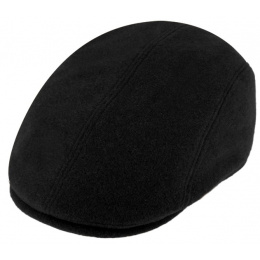 Maryman SympaTex® Ear Flap Wool Cap Black - Traclet