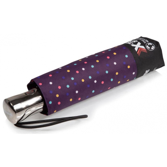 X-TRA Solid X-TRA Dry Colorful Polka Dot Umbrella - Isotoner