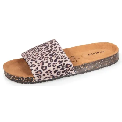 Chaussons Sandales Femme Panthère - Isotoner