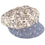 Summer Newsboy Cap Psylvia Cotton - Traclet