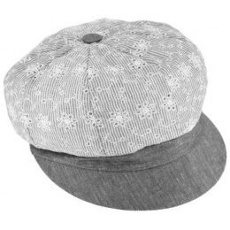 Casquette Gavroche Anémone Grise - Traclet