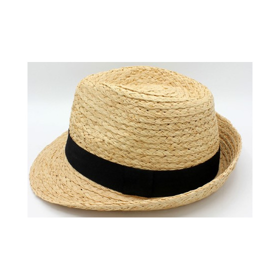 Chapeau Trilby Nonza Paille Naturel - Traclet Chapeau Trilby Nonza Paille Naturel - Traclet