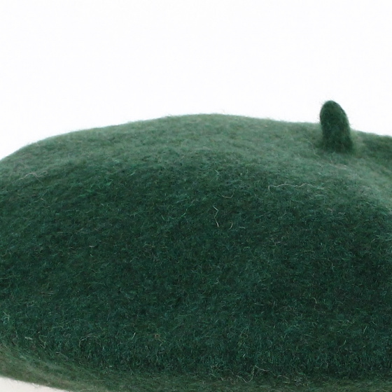 Classic Wool Beret Pine Green - Traclet