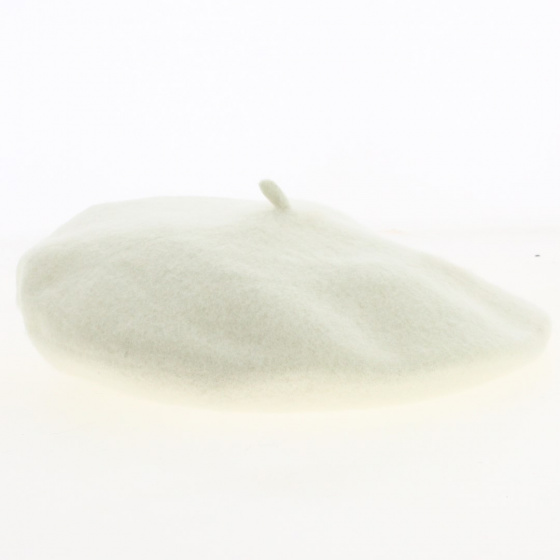 Béret Classique Laine Blanc - Traclet