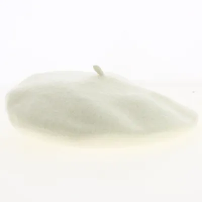 Classic White Wool Beret - Traclet Reference: 19559| Traclet Hat Shop